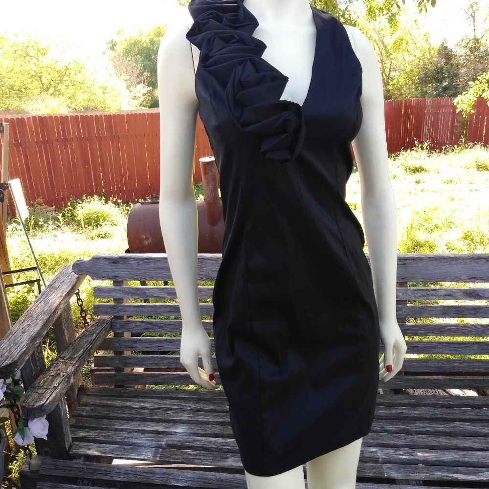 Jessica McClintock/elegant black dress